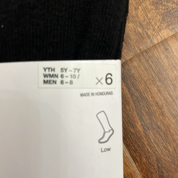 Nike Everyday Low Cotton Cushioned Socks 6 Pack - Picture 16 of 17